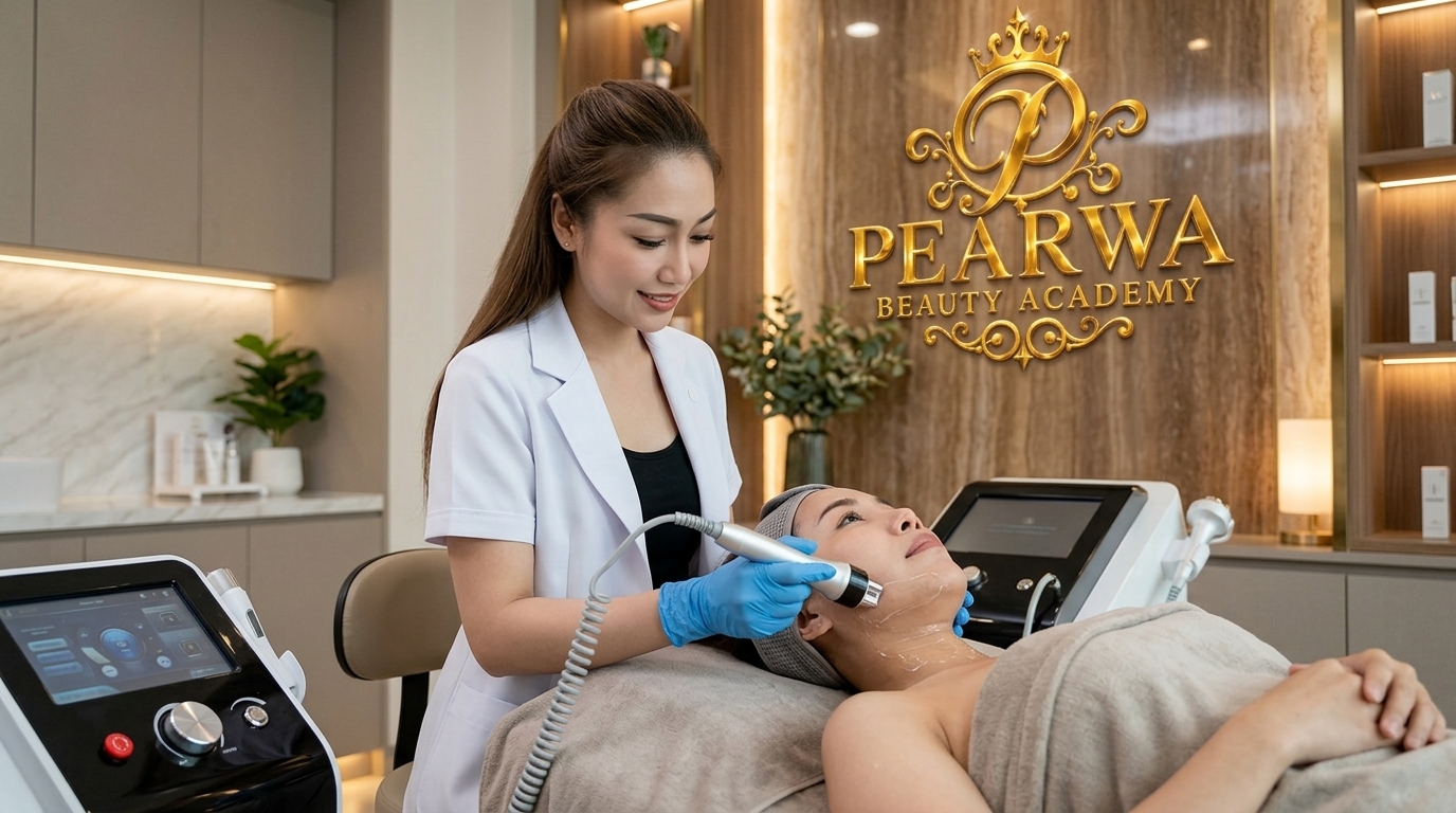 HIFU face-lift treatment