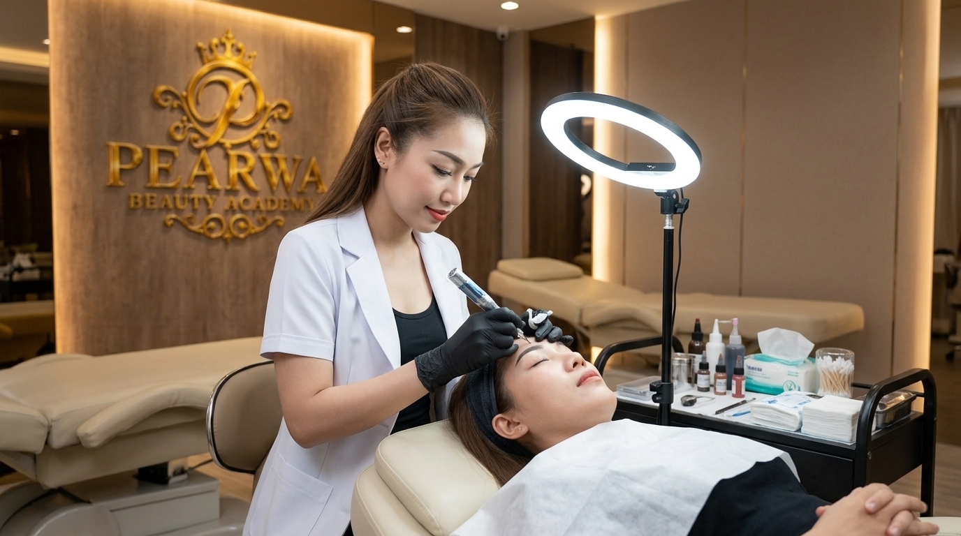 Microblading hairstrokes